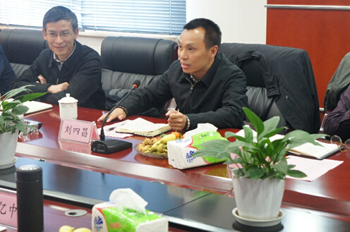 省交通厅运管局刘四昌局长一行光临我司调研领导工作